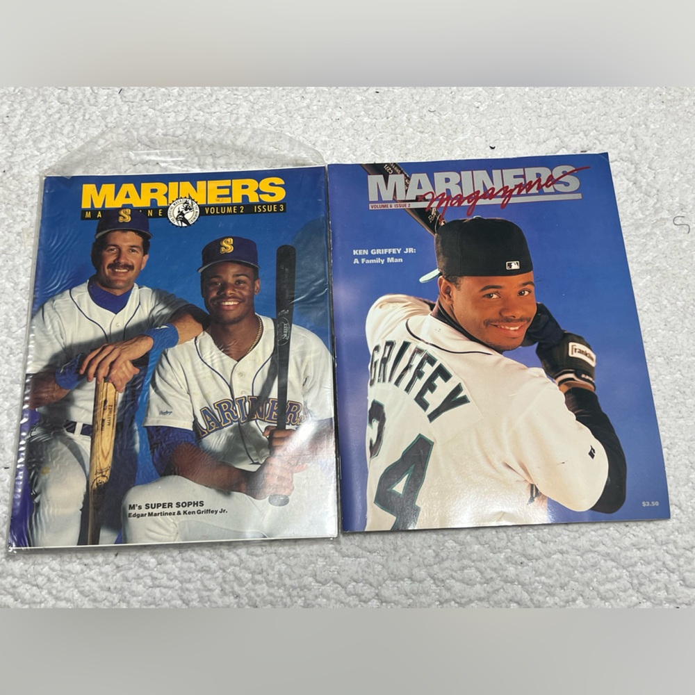 Vintage Ken Griffey Jr. Mariners Magazine Lot MINT